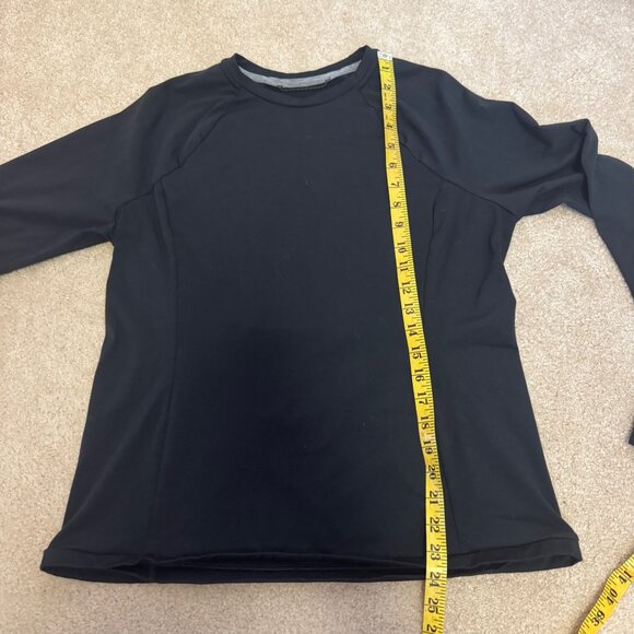 PrAna Womens XL Black Long Sleeve Pullover Top With Zippered Back Detail - Picture 8 of 9